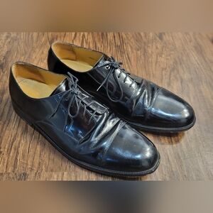 Cole Haan Black Patent Leather Lace-up Oxfords Size 13